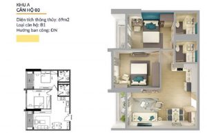 Căn hô 03 Chung cư Athena Complex Pháp Vân