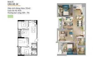 Căn hô 04 Chung cư Athena Complex Pháp Vân