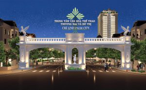 Cổng Khu đô Thị Palm City Chí Linh