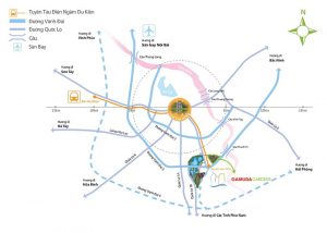 Vị trí khu đô thị Gamuda