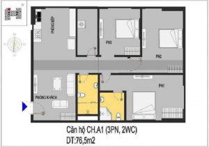Căn hộ A1 Nhà ở xã hội Rice City Long Biên