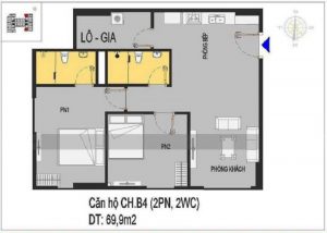 Căn hộ B4 Nhà ở xã hội Rice City Long Biên