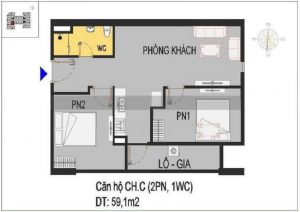 Căn hộ C Nhà ở xã hội Rice City Long Biên