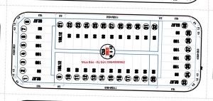 Mặt Bằng dãy CL5 Dự án Đất Nền Do Nha - Quế Võ