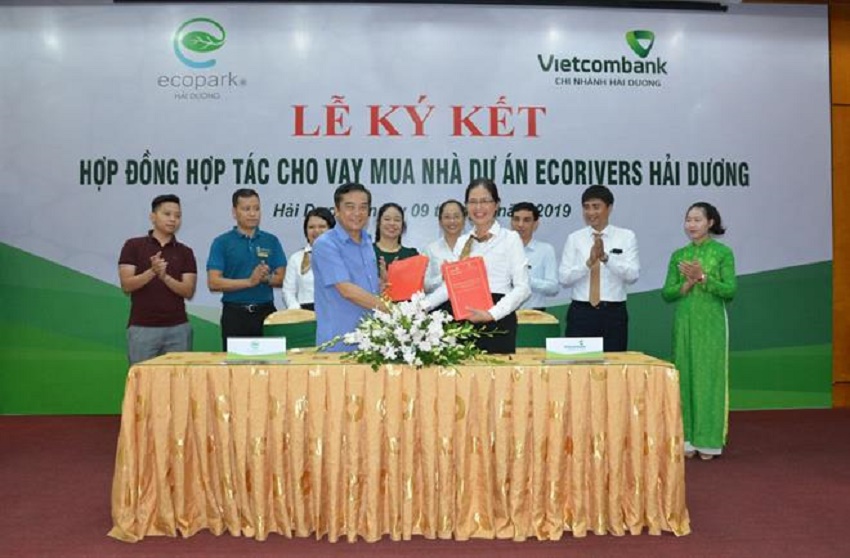 Lễ ký kết giữa Vietcombank và Khu đô thị Ecopark