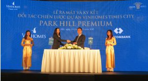 Lễ ký kết giữa ngân hàng Techcombank với tập đoàn Vingroup