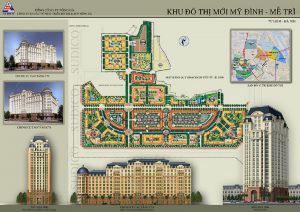 Mặt bằng khu đô thị The Manor Mỹ Đình