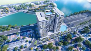 Phối cảnh Nhà ở xã hội Ricecity Thượng Thanh Long Biên