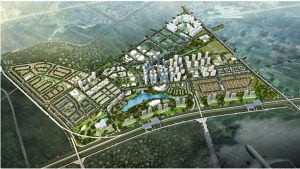 Phối cảnh tổng quan Khu đô thị Splendolra Bắc an khánh