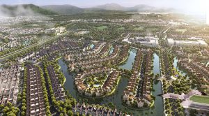 Phối cảnh tổng thể Khu đô thị Vinhomes Riverside Long Biên