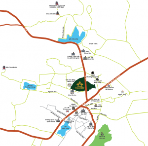 Vị trí Dự án Palm City Chí Linh