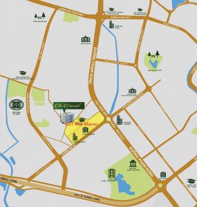 Vị trí khu đô thị The Manor Mỹ Đình