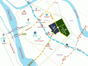 Vị trí Khu đô thị Vinhomes Riverside Long Biên