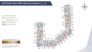 Mặt bằng điển hình Sun Marina Town Hạ Long 16-23