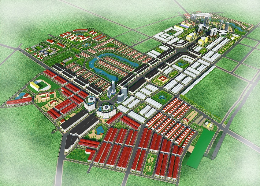 Phối cảnh tổng thể dự án Garden City Từ Sơn