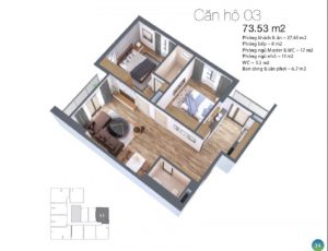 Căn hộ 03 Chung cư Saigontel Central Park Bắc Giang