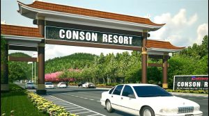 Cổng vào Côn Sơn Resort Chí Linh