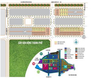 Mặt bàng liền kề Chí Linh Palm City - Trường Linh