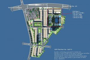 Mặt bằng Dự án Chung cư Sao Hồng Pink Star City Quế Võ Bắc Ninh