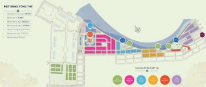Mặt bằng dự án Riverside City Kalong Móng Cái