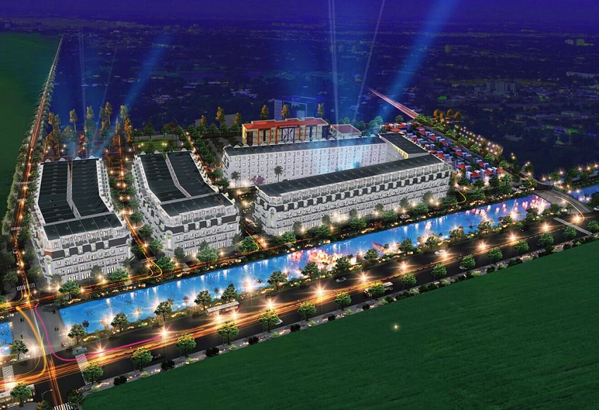 Phối cảnh dự án Long Châu Riverside Yên Phong Bắc Ninh