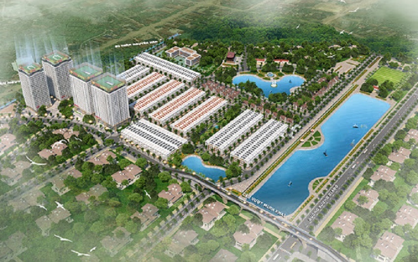Phối cảnh Khu đô thị Green City Bắc Giang