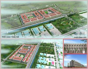 Phối cảnh tổng thể Đất nền Dũng Liệt Green City Yên Phong Bắc Ninh