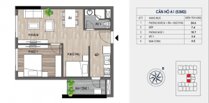 Thiết kế Că Hộ A1 Chung cư Lotus Central Lý Thái Tổ Bắc Ninh