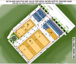 Thiết kế mặt bằng Dự án Sao Hồng Pink Star City Quế Võ Bắc Ninh