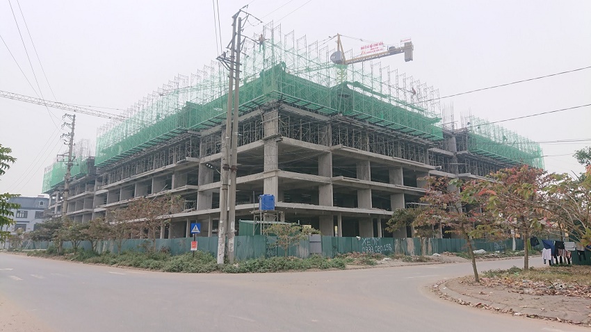 Hình ảnh tiến độ dự án Nhà ở xã hội Kinh Bắc Quế Võ