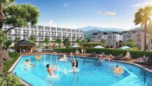 Tiện ích hồ tại Khu đô thị Picenza Riverside Sơn La