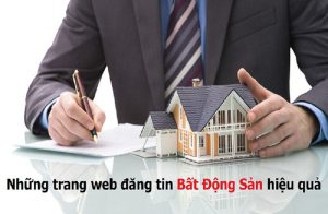 Trang web đăng tin bất động sản hiệu quả