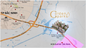 Vị trí Chung Cư Gold Park Quế Võ Bắc Ninh