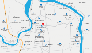 Vị trí Đất nền Dũng Liệt Green City Yên Phong Bắc Ninh