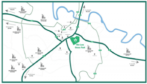 Vị trí Dự án Him Lam Green Park Đại Bắc Ninh