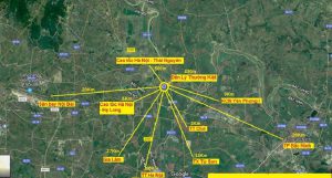 Vị trí kết nối Khu đô thị Hải Quân Tam Giang Yên Phong Bắc Ninh
