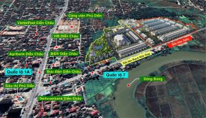 Vị trí Khu đô thị Hoàng Sơn Diễn Châu