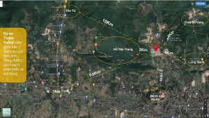 Vị trí Dự án Đất nền Thalia Valley Uông Bí