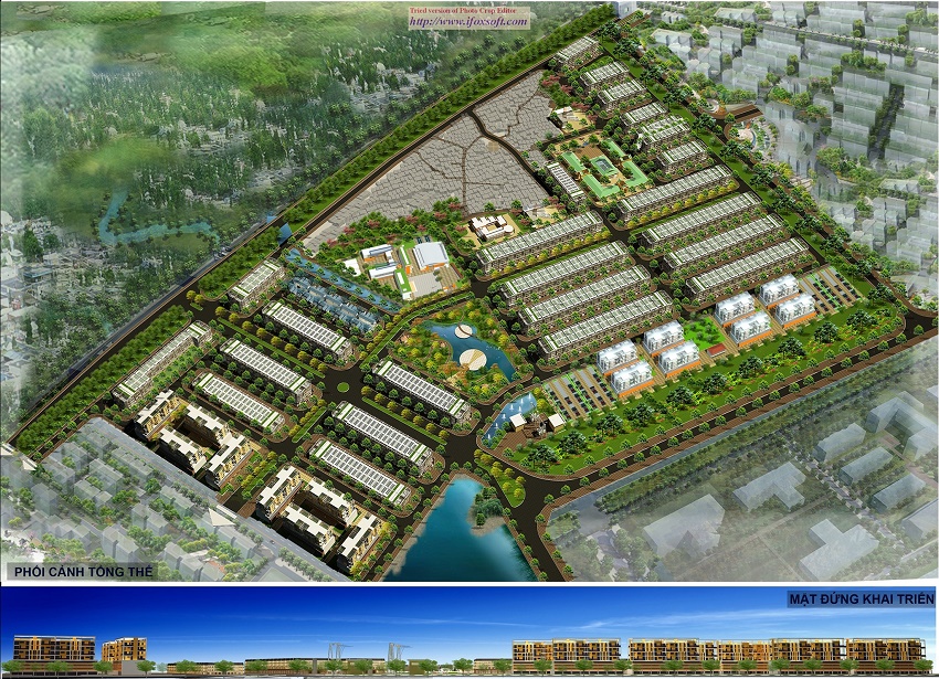 Phối cảnh dự án Đất nền Khu đô thị Phía Đông Chí Linh