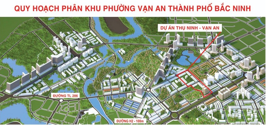 Quy hoạch tổng thể Dự án Him Lam Thụ Ninh Bắc Ninh