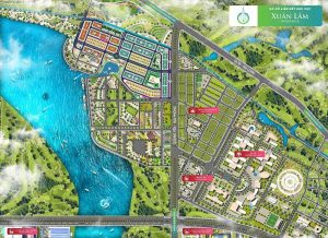 Mặt bằng tổng thể dự án Xuân Lâm Riverside