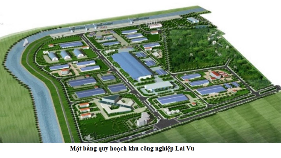 Mặt bằng quy hoạch tổng thể KCN Lai Vu