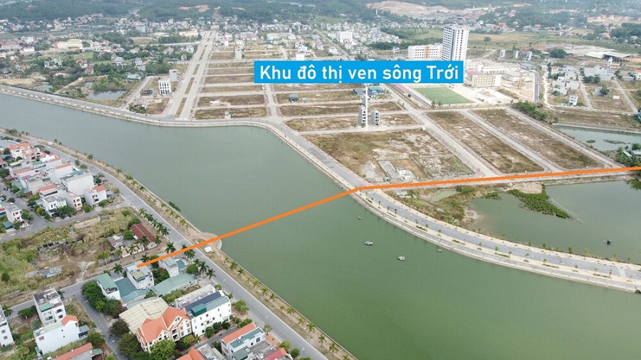 Dự án khu đô thị ven sông Trới được xây dựng ở vị trí đẹp