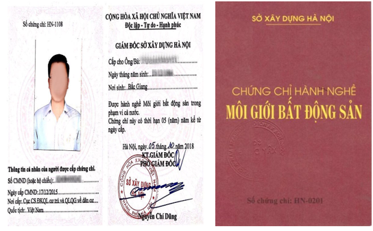 Chứng chỉ mô giới Bất Động Sản