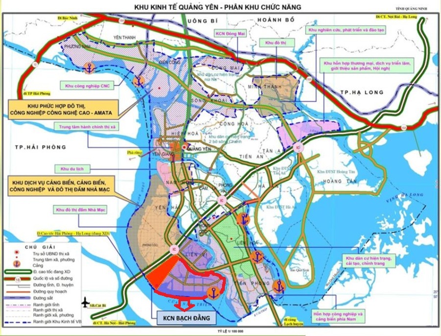 Vị Trí Khu Công Nghiệp Bạch Đằng, Quảng Ninh