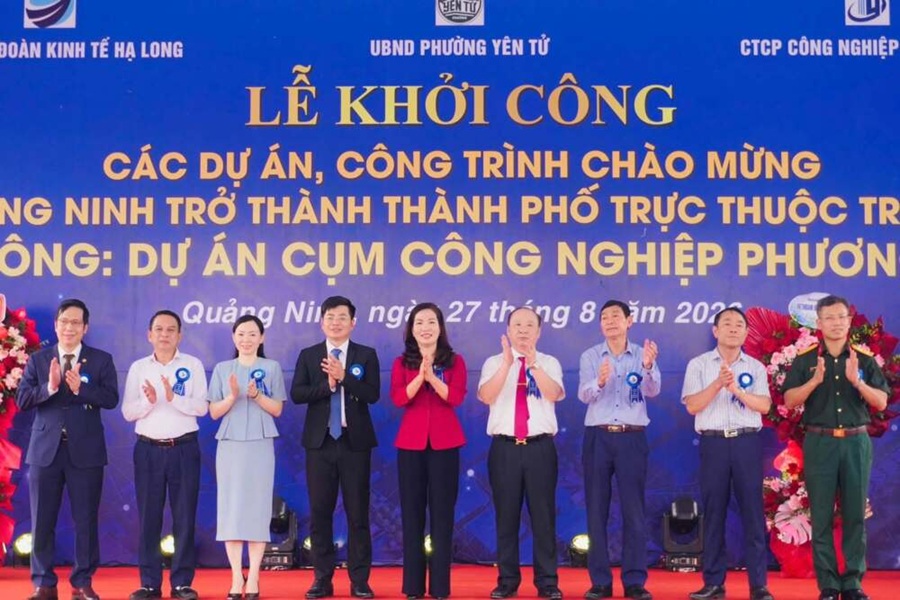 Anh lễ Khởi Công Cụm Công Nghiệp Phương Nam 2 Yên Tử, Quảng Ninh