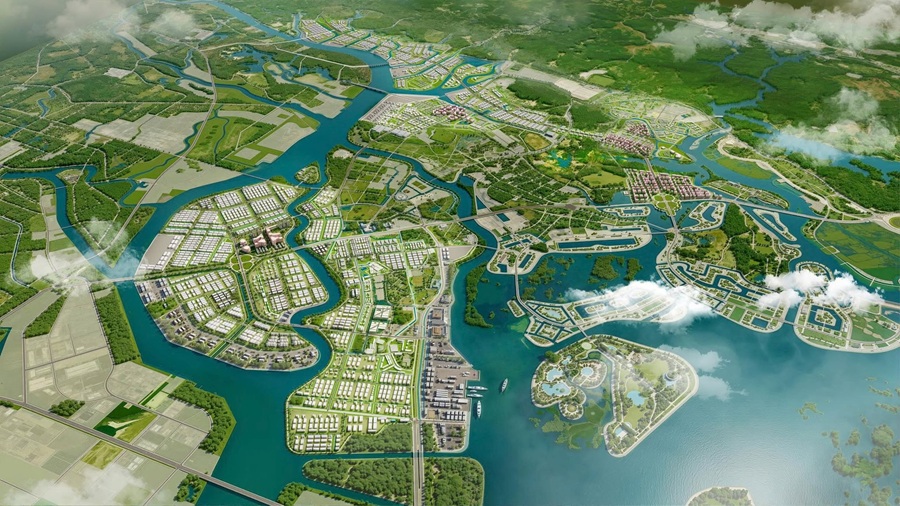 Phối Cảnh Tổng Thể, Khu Công Nghiệp Bạch Đằng