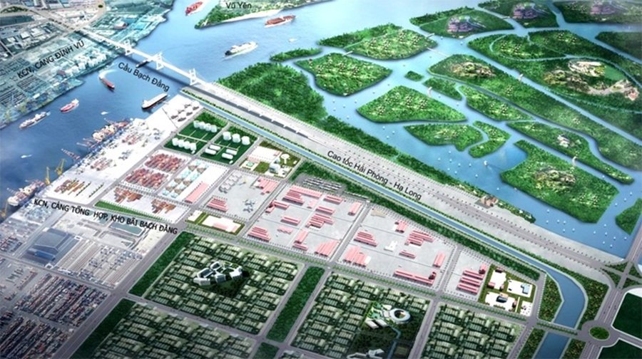 Cảng Biển tại Khu Công Nghiệp Bạch Đằng, Quảng Ninh