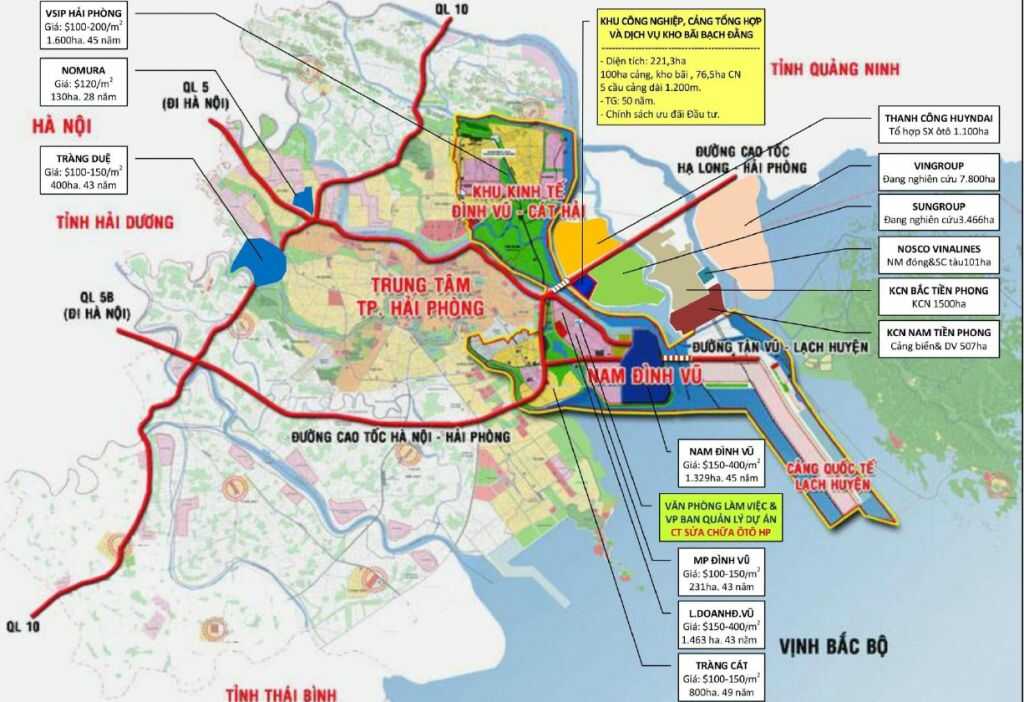 Vị Trí Khu Công Nghiệp Bạch Đằng - Quảng Ninh